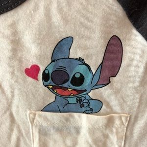 Stitch Baseball Tee NWOT